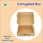 corrugated flap box