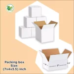 white packing box