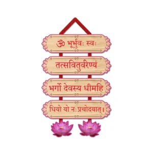 Sanskrit mantra wall decor