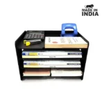 4-Tier Desk Tray in Black Finish