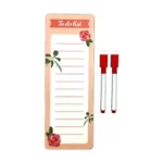 Magnetic to-do list for fridge