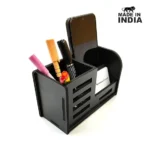 Black Office Desk Organizer