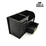 Black Office Desk Organizer