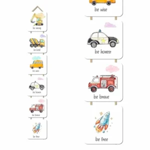 Boys room vehicle decor