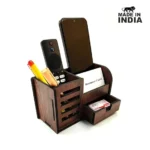 Darkwood Wooden Pen Stand