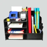 Desk organizer with compartments