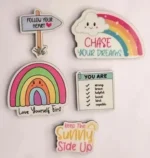 Fridge magnets with positive quotes