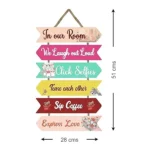 MDF wooden quote board