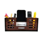 Rolex Darkwood Desk Organizer