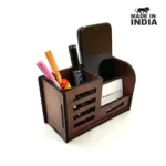 Rolex Darkwood Office Table Accessories