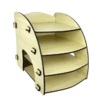 Woodkey 4-Tier File Tray