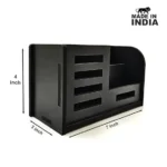 Woodkey Desk Organizer Black
