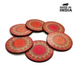 decorative wooden coasters for tables