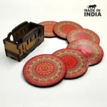 durable wooden drink coasters
