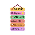 motivational wall hanging for kids room