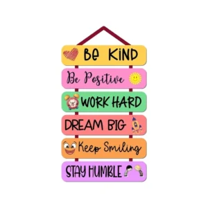 motivational wall hanging for kids room