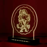 Woodkey Ganesha Lamp