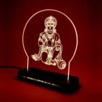 Hanuman Engraved LED Lamp1