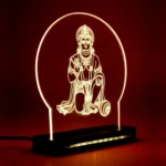 Hanuman Engraved LED Lamp2