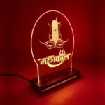 Mahakal Engraved LED Lamp2