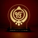 Ik Onkar Engraved LED Lamp